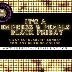 4 Day Scholarship Sunday Toolbox Building Course